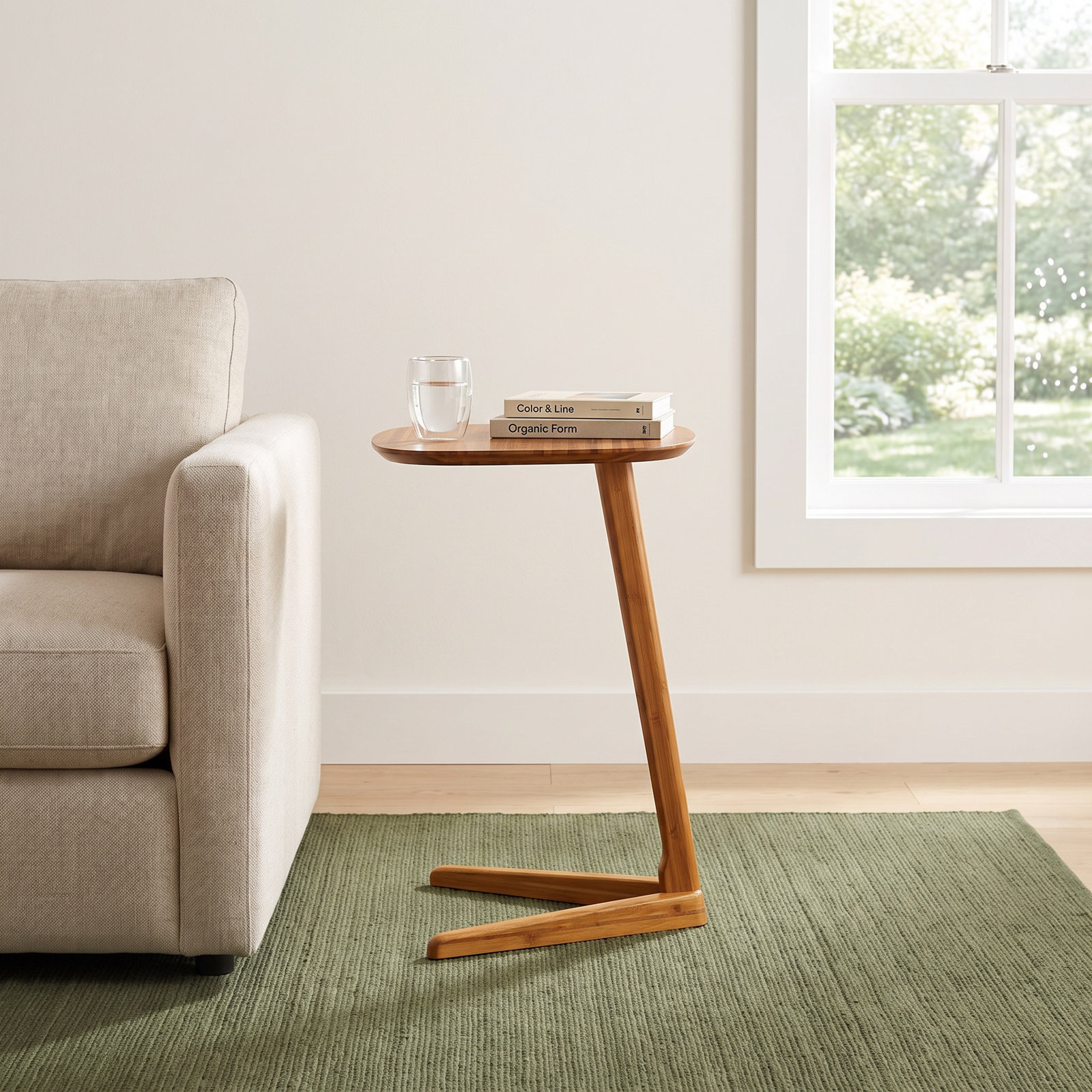 Juke End Table, Amber