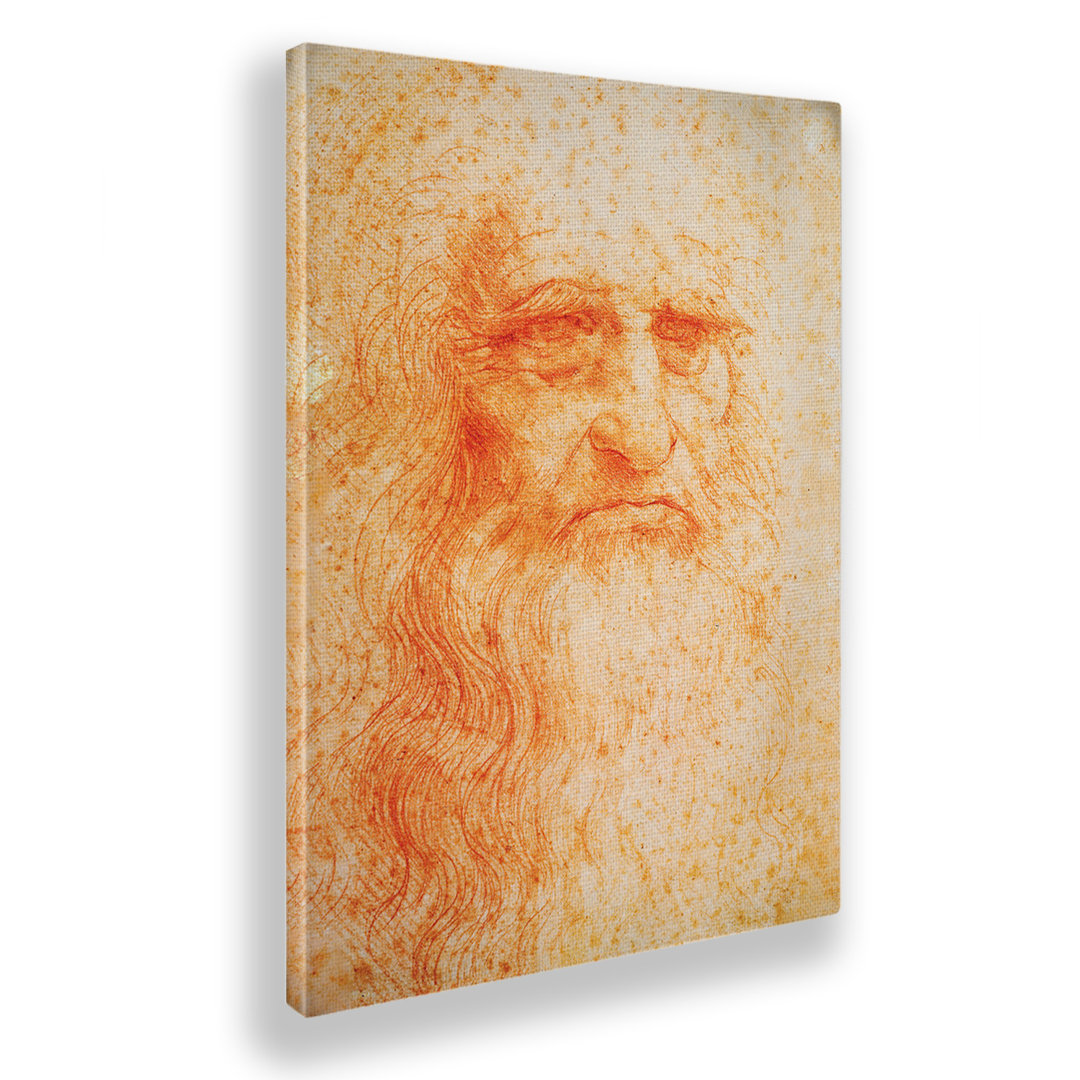 Acrylbild Self-portrait von Leonardo da Vinci