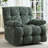 41.5" Wide Upholstered Recliner, Oversized Power Swivel Rocker Recliner Chair with USB & Type-C Port-601952049