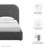 Keynote Upholstered Fabric Curved Platform Bed-101181371-101181368