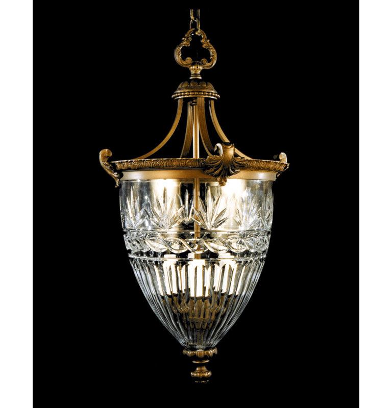 Culpepper 6 - Light Urn Pendant, French Gold