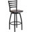 Lomonaco Swivel Upholstered Counter Stool with Metal Frame-33495677