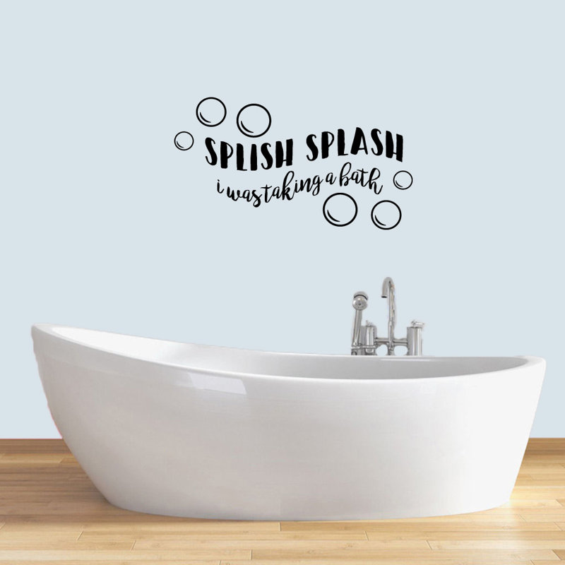 Text & Numbers Non-Wall Damaging Wall Decal, Black