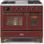 Majestic II 40" 3.82 cu. ft. Freestanding Dual Fuel Range with Griddle-48279865-48279868