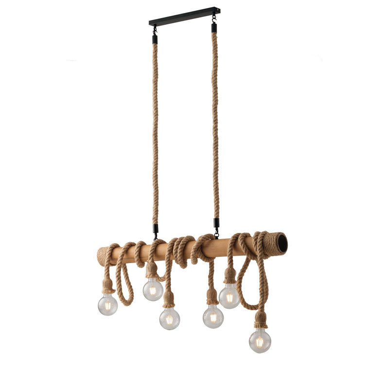 Oneal 6 - Light Beige Novelty Pendant