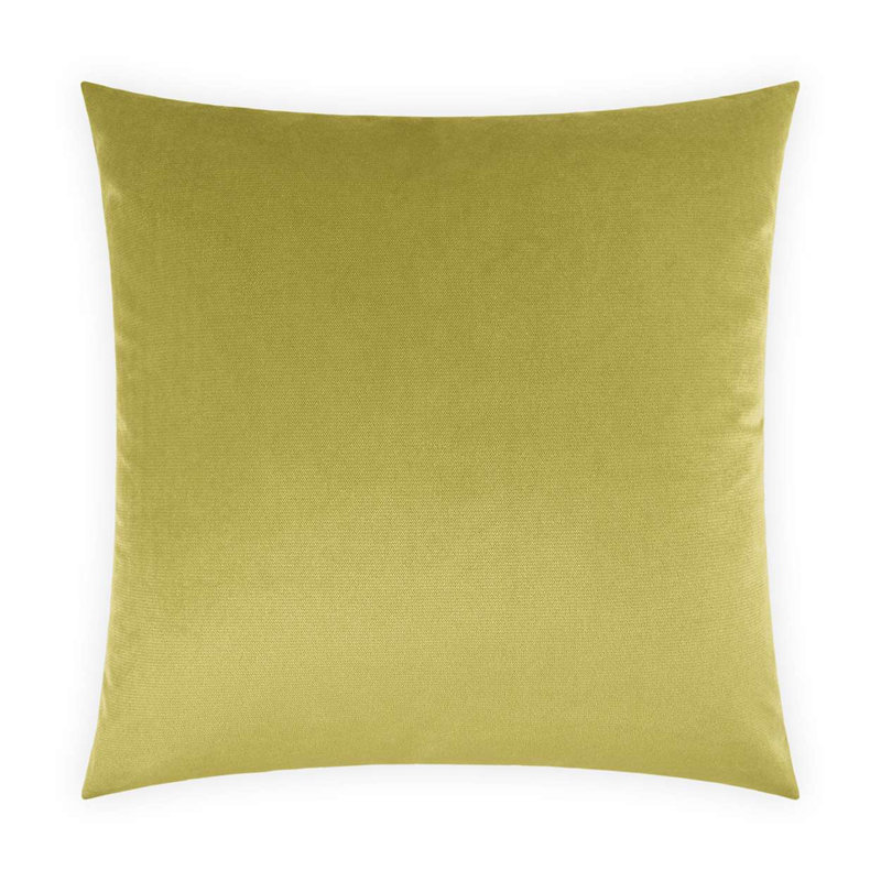 Belvedere Reversible Throw Pillow, Lime, Square 22"