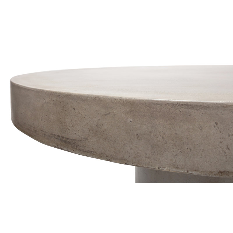 Table de salle à manger Kareen, Rond 60 po  , Terrazzo ivoire, Table de bar (hauteur 41,75 po)