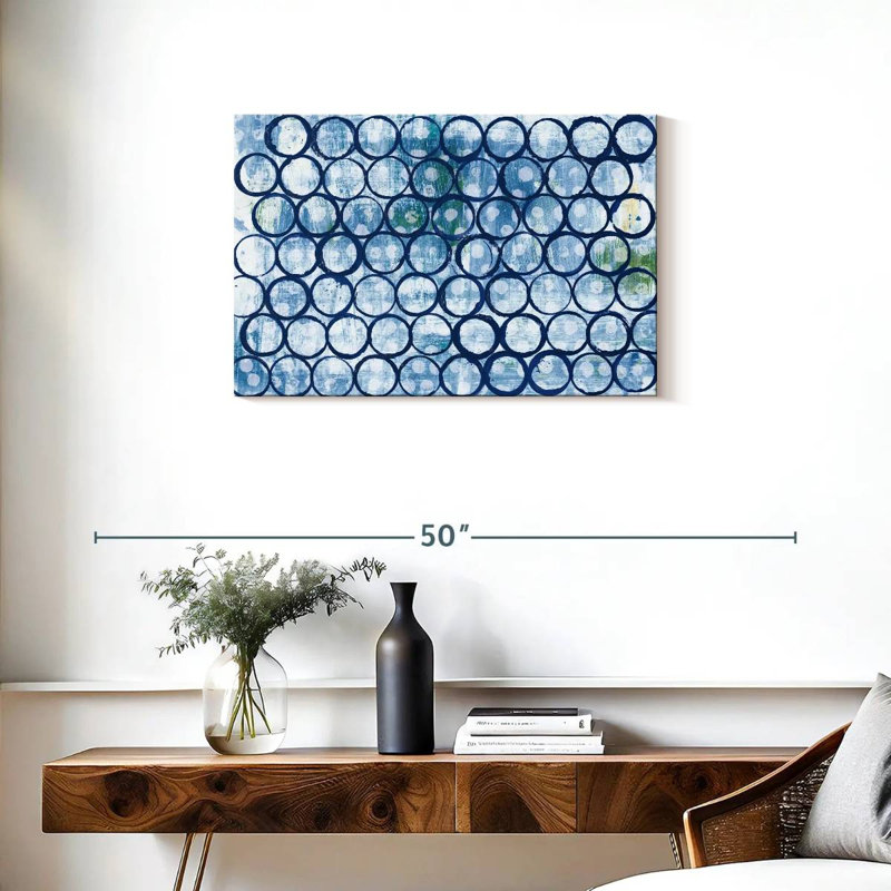 Avery Blue Eclipse I, 20'' H x 30'' W