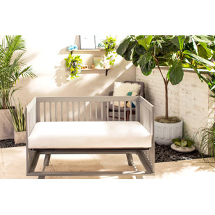 Matelas léger pour lit de bébé en coton biologique 2 étapes Naturepedic Classic