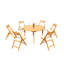Surfliner Outdoor 6 - Piece Teak Dining Set-1445954376-1445954382