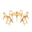 Surfliner Outdoor Teak Dining Set-1445954376-1445954382