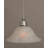 Cord Hung Mini Pendant Shown In Black Copper Finish With 10" Amber Crystal Glass-32464173-32464197-32464175