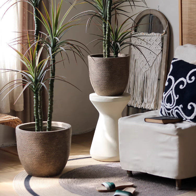 Jardinière d'extérieur de style rétro, H 12,5 po x l 14,5 po x P 14,5 po
