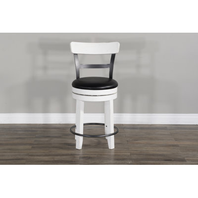 Meilani Swivel Upholstered Counter Stool