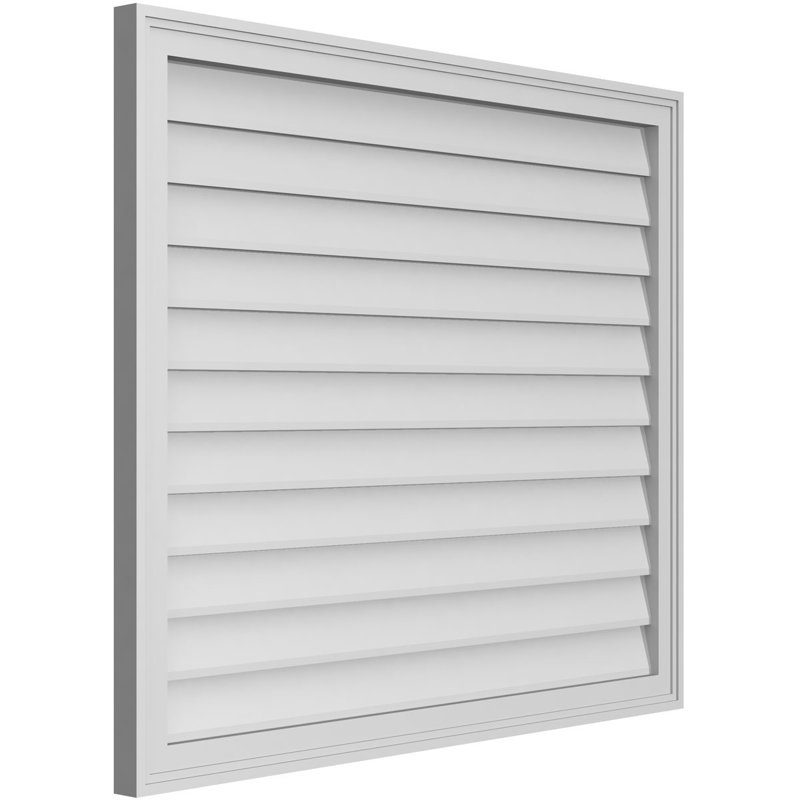 Cadre en brique, brun clair apprêté, H 34 po x l 40 po x P 1,5 po