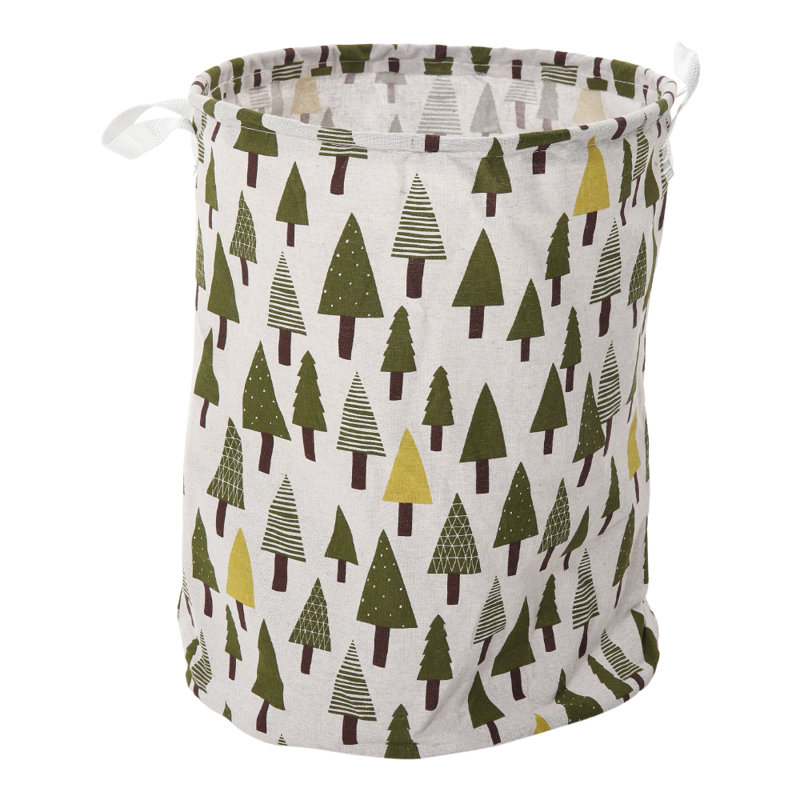 Ampezo Linen Laundry Basket