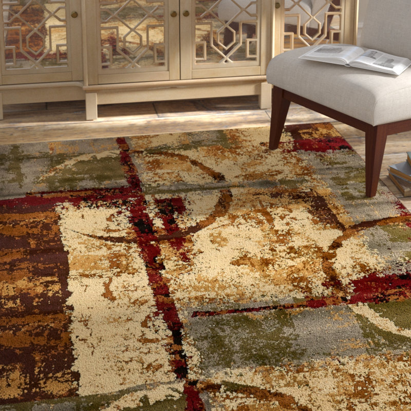 Adetomiwa Geometric Indoor Rug, Rectangle 5'3" x 8'