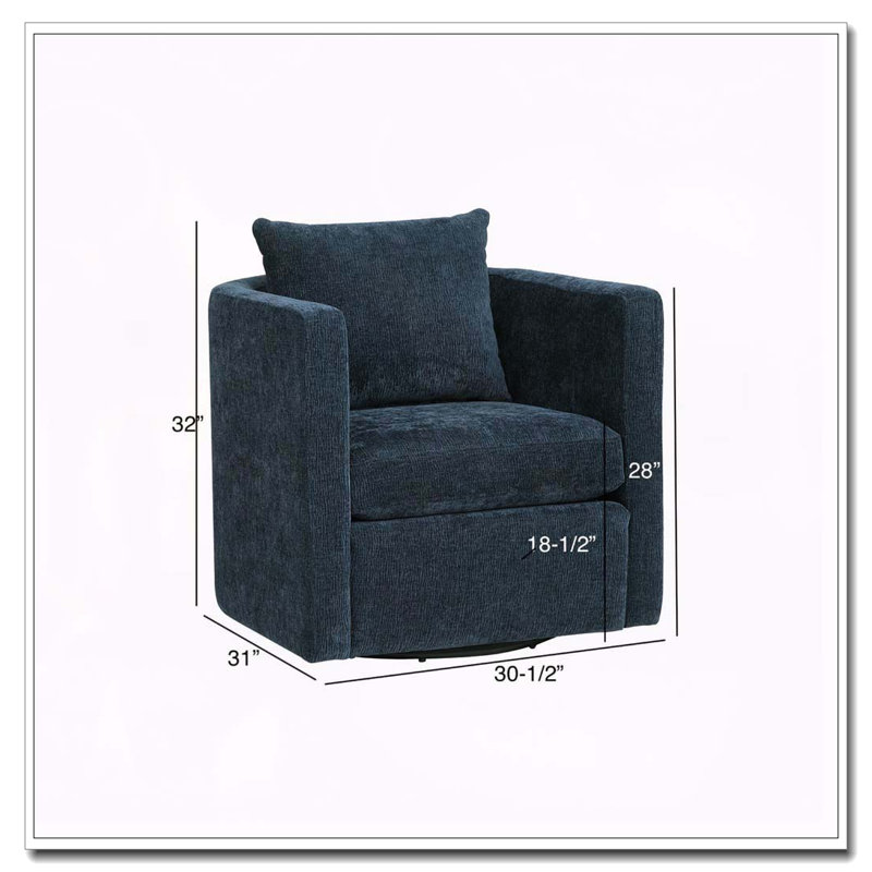 Fauteuil demi-tonneau Sutton, Marine