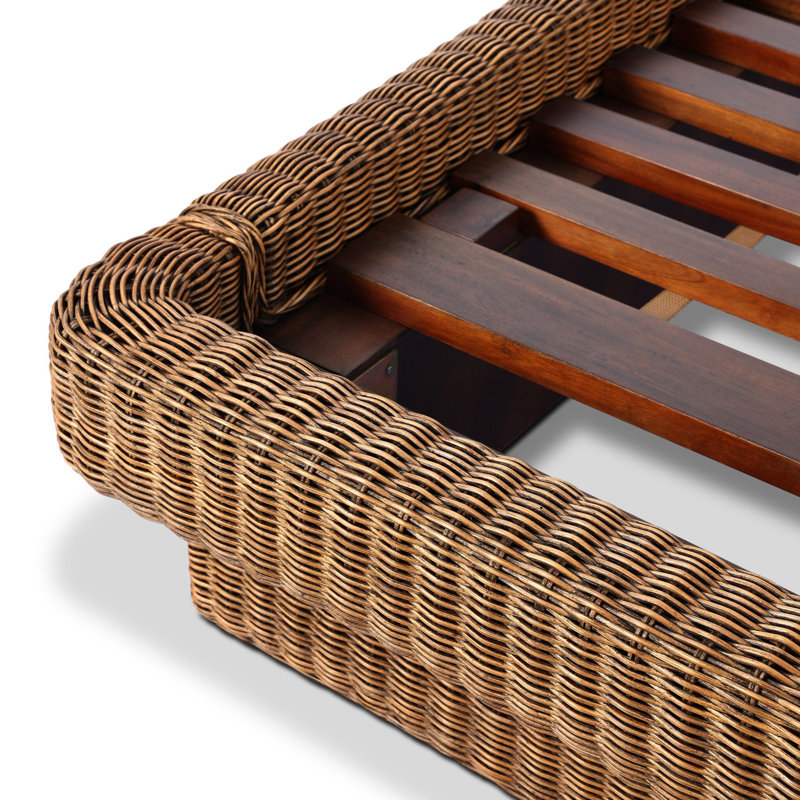 Costa Solid Wood Bed, King
