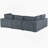 Upholstered Sofa with USB Charge Ports,Wireless Charging and Bluetooth Speaker in Arm