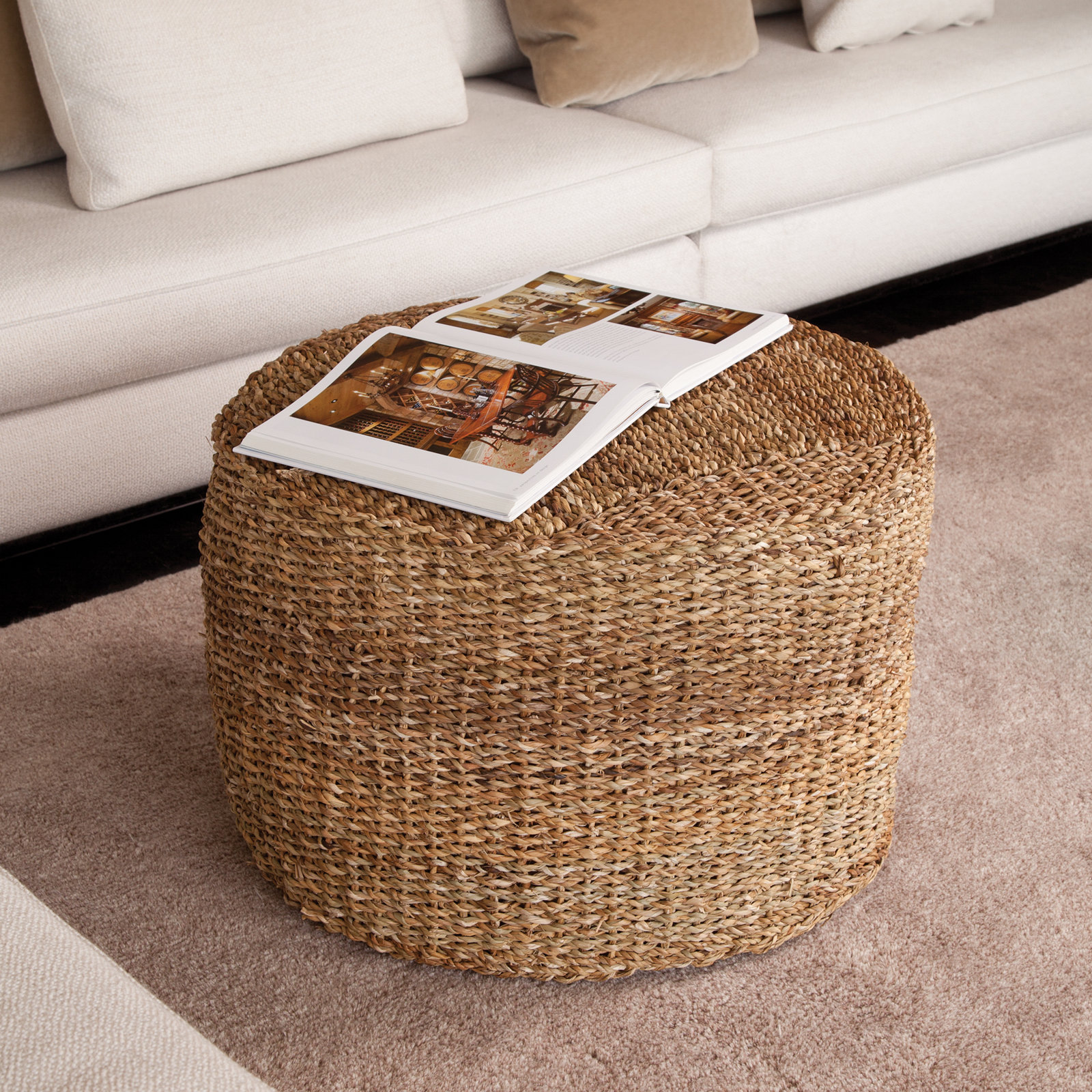 Upholstered Pouf