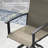 6 Peroson Round Patio Dining Set With 360° Swivel PVC-coated polyester Chairs-972657710