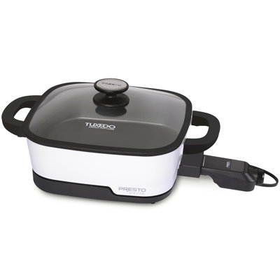 Presto Precise Tuxedo Digital Precision 12" Skillet Multi-Cooker