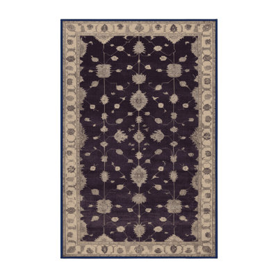 Tapis mauve lavable à la machine