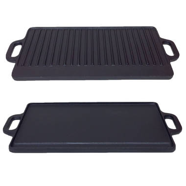 Commercial Chef Reversible Grill Cast Iron Griddle CHFLRGG5, Color: Black -  JCPenney