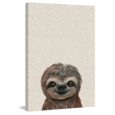 Cheerful Sloth III - Painting on Canvas
