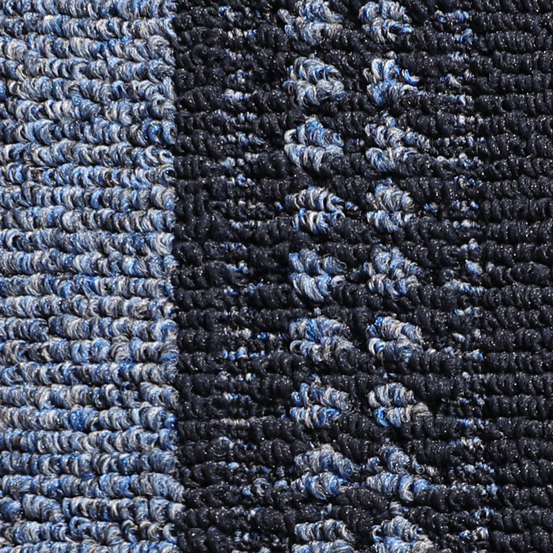 Tapis de cuisine antidérapant lavable à la machine, Bleu, Rectangle 1 pi 8 po x 3 pi 9 po