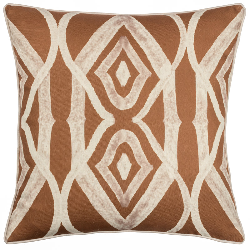 Ikat Square Cushion, Green, Pillow Cover Only - No Insert