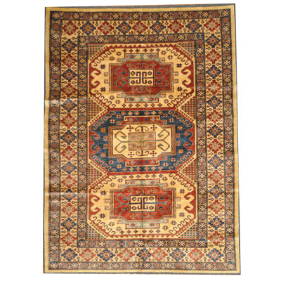 Tapis en laine noué à la main Super Kazak