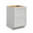 HOMEIBRO Cozy Design 24 W x 24 D x 34.5 H Ready-to-Assemble Plywood Shaker Standard Base Cabinet in Shaker Dove-838844363-838844364