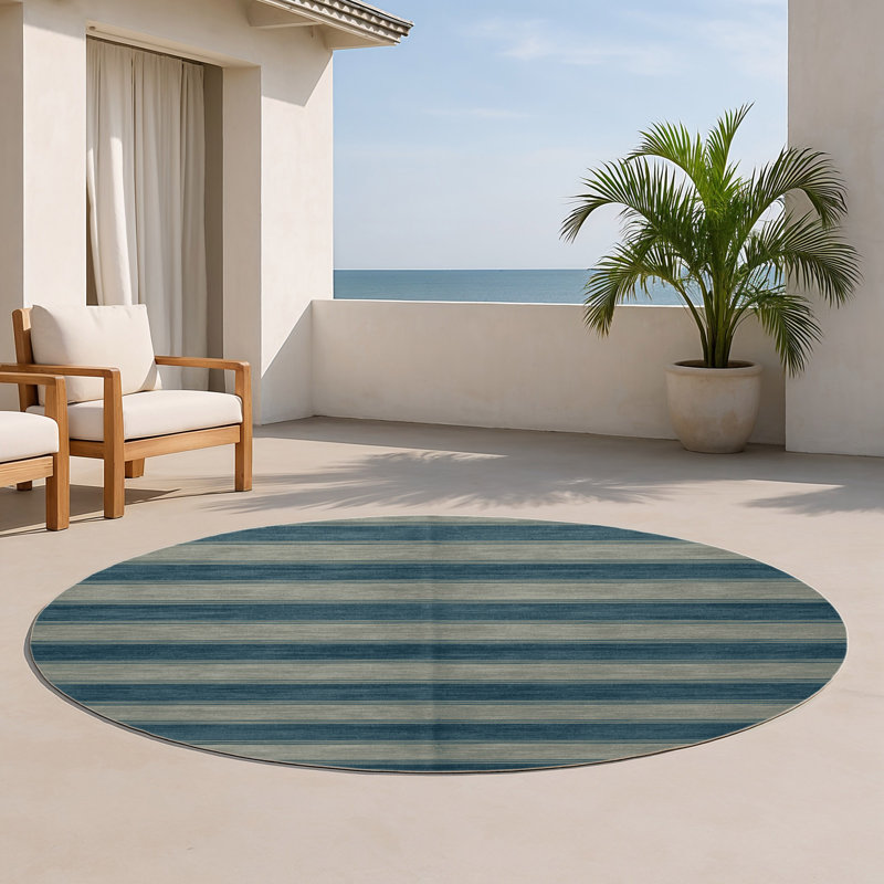 Tapis intérieur / extérieur brun HorizontalStripes