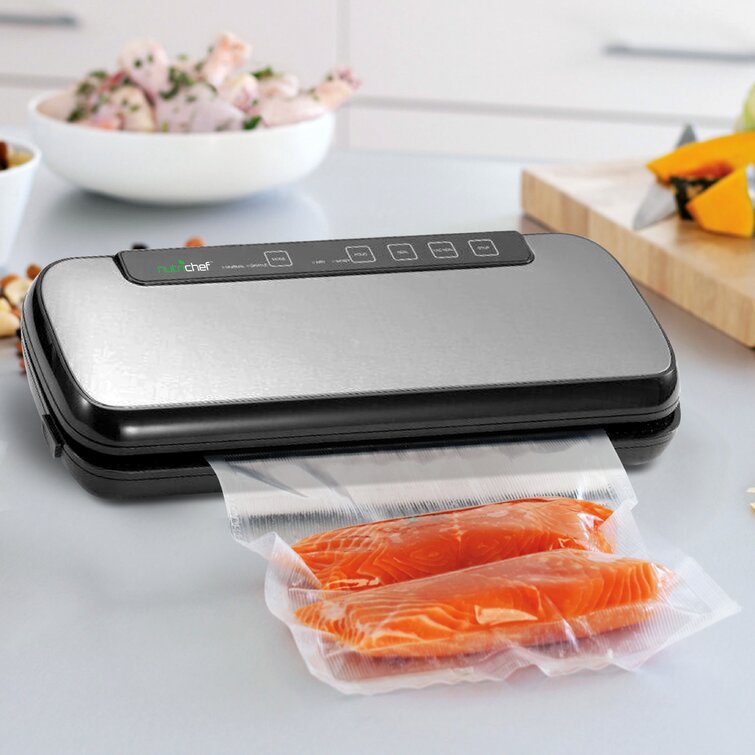 NutriChef Automatic Stainless Steel Vacuum Sealer System PKVS20STS