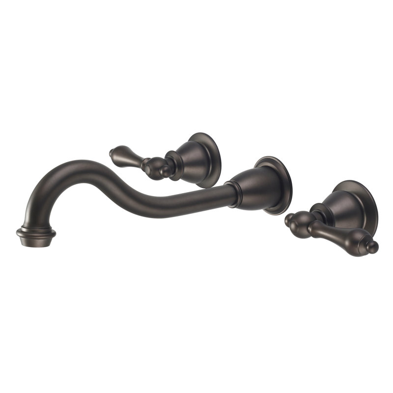 2-handle Bathroom Faucet, Lever Handles, Oil Rubbed Bronze