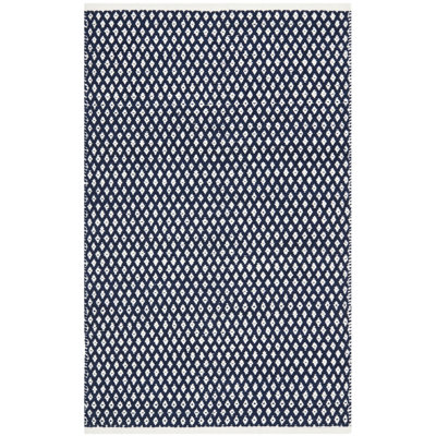Mckenna Geometric Cotton Hand Woven Area Rug