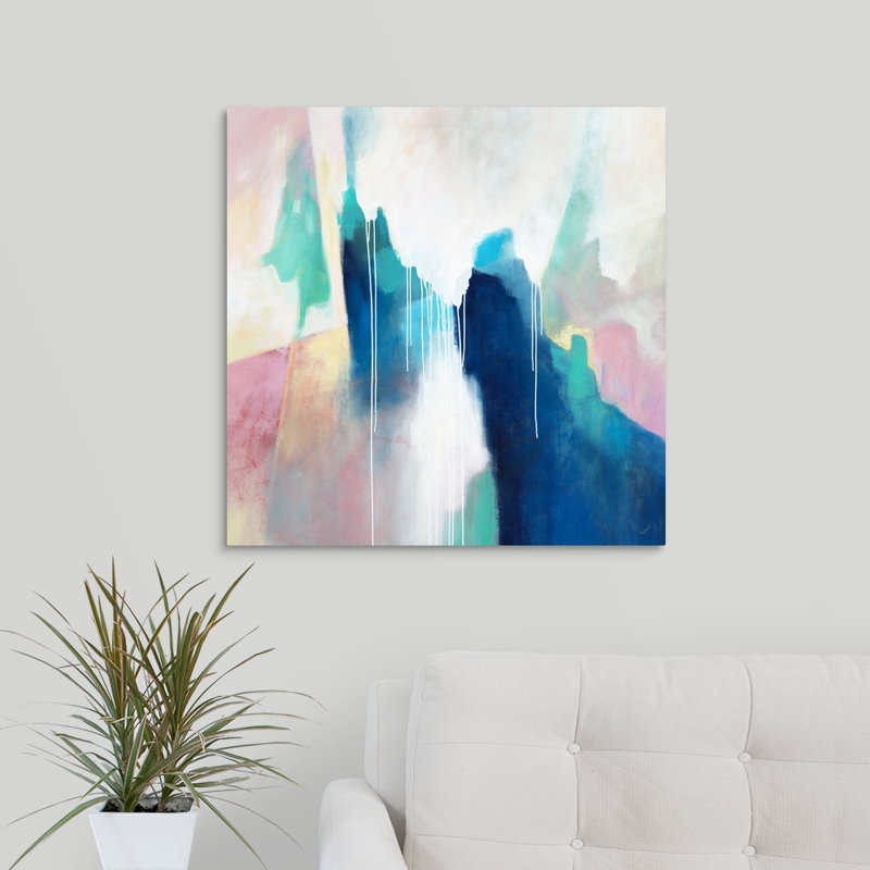 « gelato souvenirs »-reproduction d’art sur toile, H 24 po x l 24 po x P 1,25 po, Toile tendue