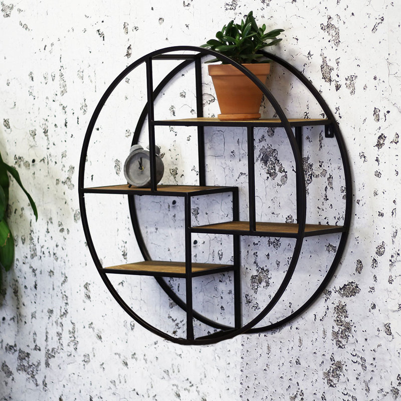 Effervescence 4 Piece Circle Accent Shelf