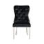 Fauteuil à oreilles 20,79 po en velours capitonné
