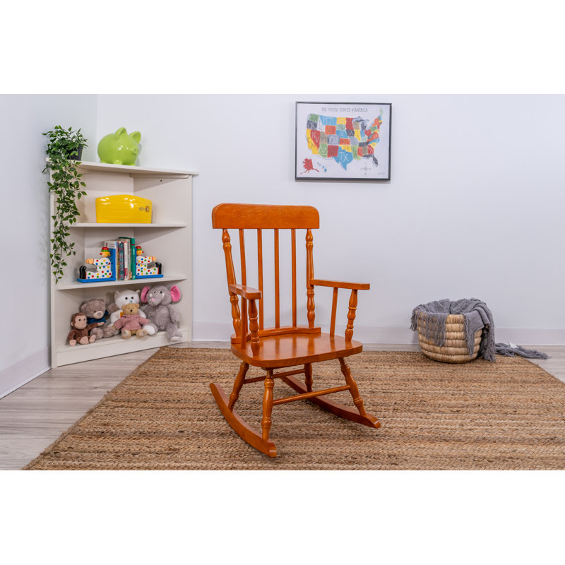 Chaise berçante pour enfants Belmoor, Miel