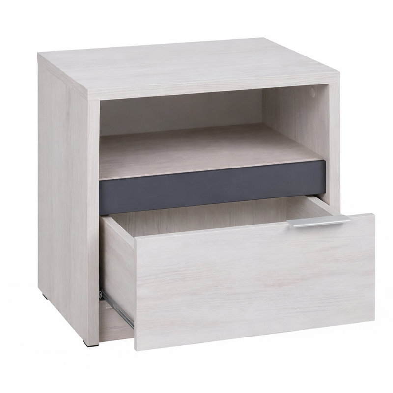 47cm W Manufactured Wood Bedside Table
