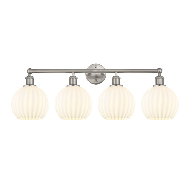 Beronica 4 - Light Dimmable Vanity Light, Satin Nickel
