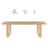 Donny Extendable Solid Wood Base Dining Table-2089342967