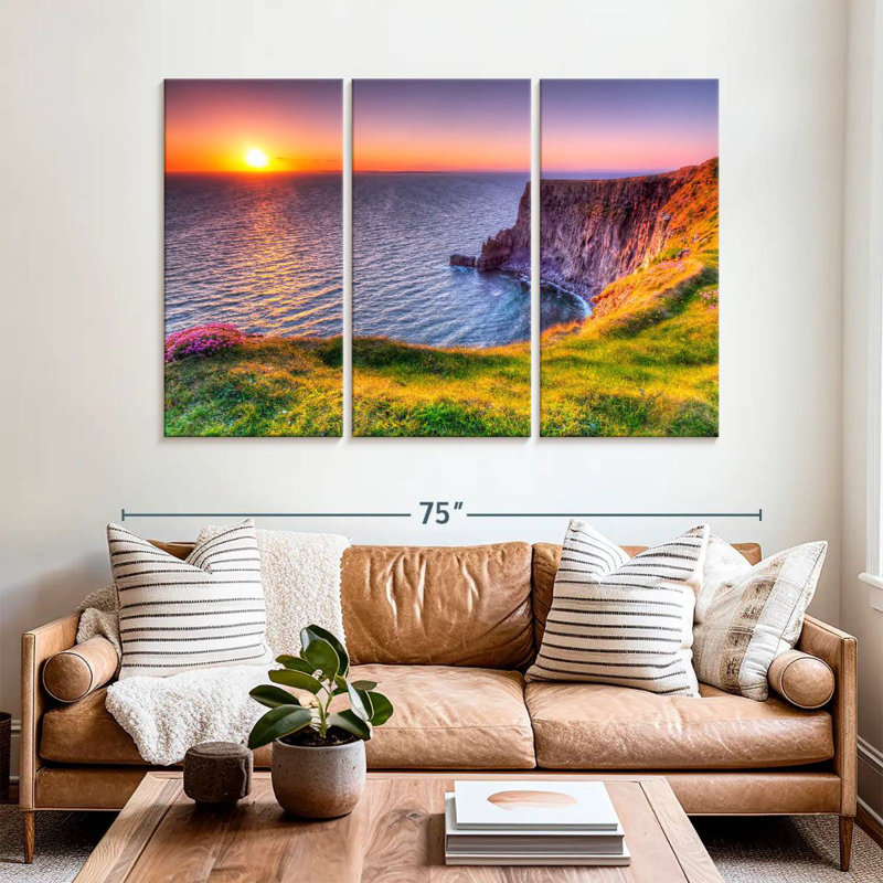 Sebbie Sunset Cliffs, 42" H x 65" W