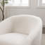 Chaise d'appoint rembourrée, chaise pivotante à 360 ° pour la maison