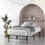 Structure de lit en acier 14 po Higbee-29476378
