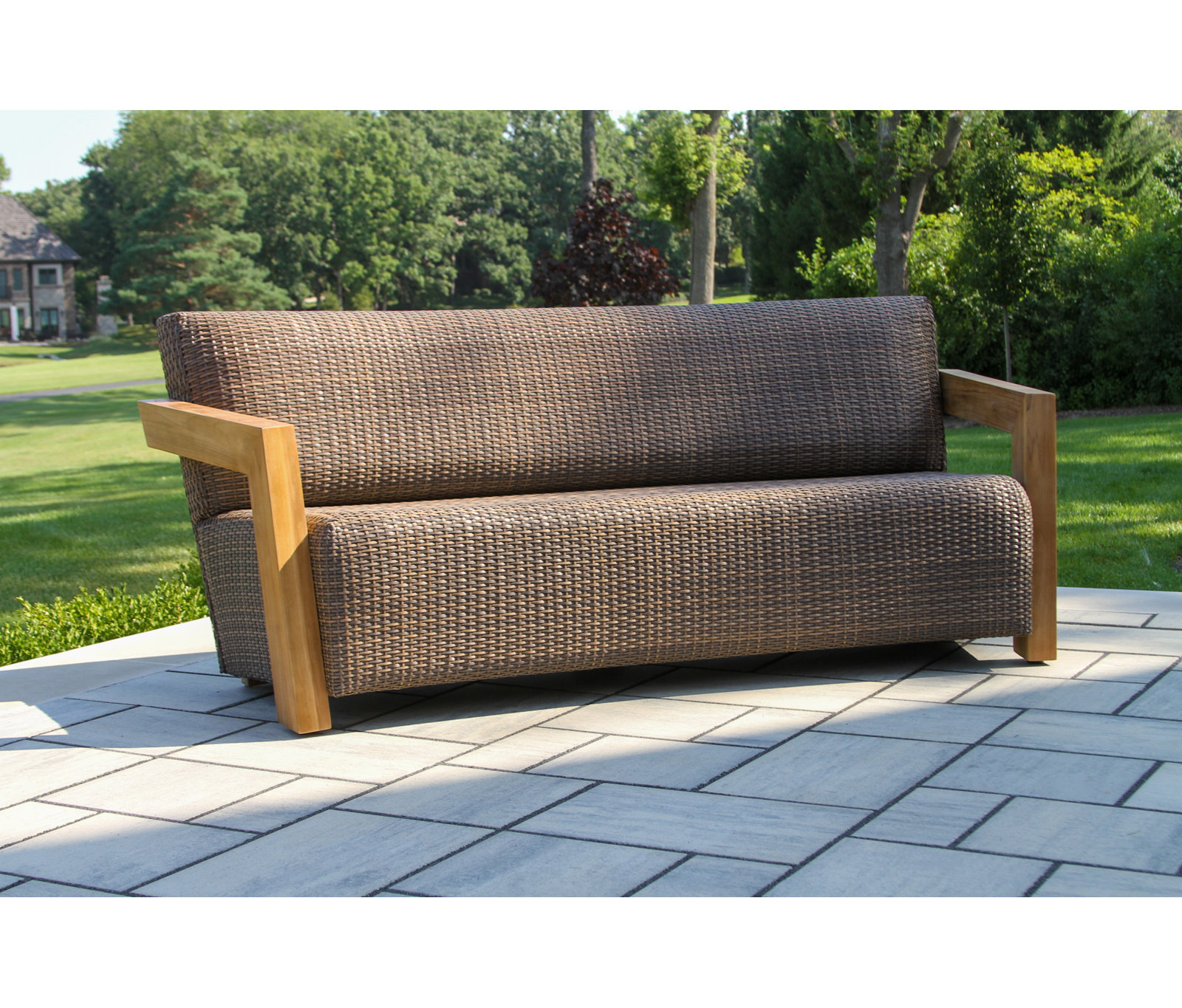 Levitt 5-Person Teak Patio Seating Group