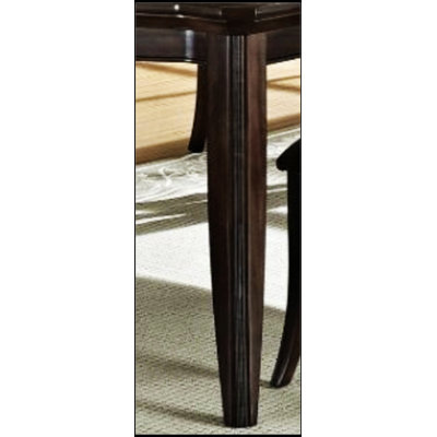 Table de salle à manger extensible à finition noyer foncé avec une rallonge Keenan